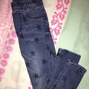 Girls Denim Jeggins